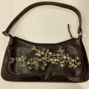 Vintage Matt and Nat flower embroidered shoulder bag